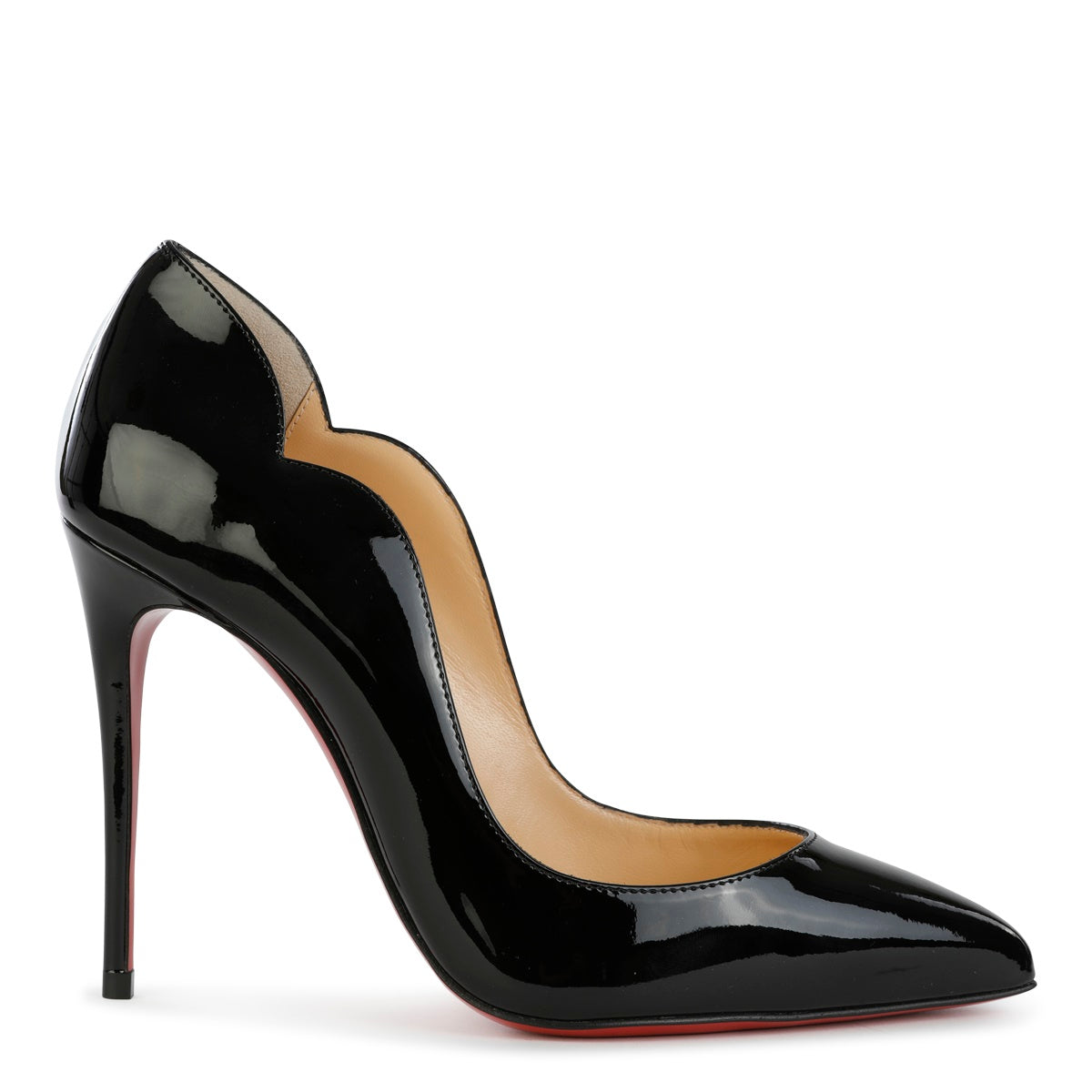 BLAKC LEATHER HOT CHICK 100 PATENT PUMPS
