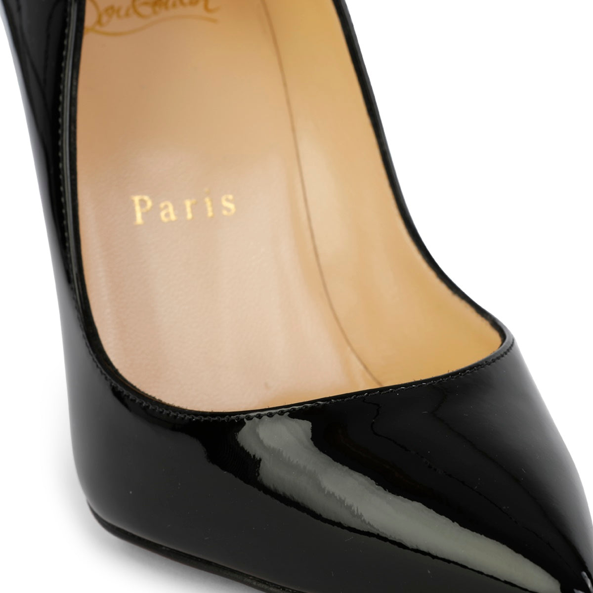 BLAKC LEATHER HOT CHICK 100 PATENT PUMPS