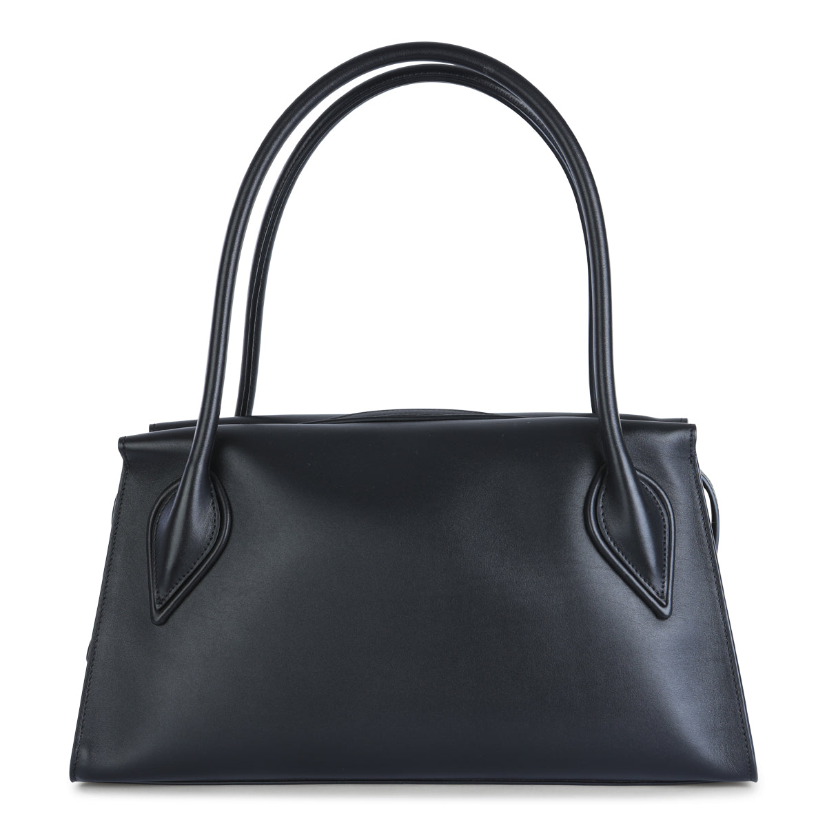 BLACK MEDIUM VENUS SHOULDER BAG