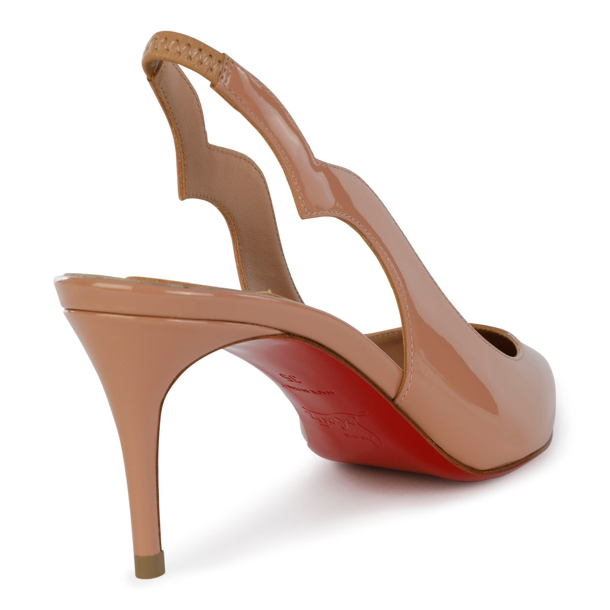 NUDE HOT CHICK SLING PUMPS