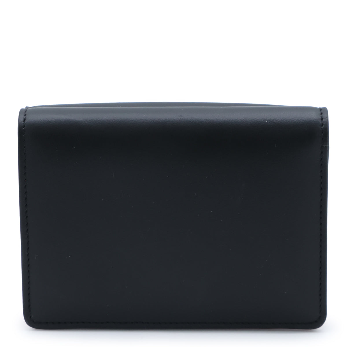 BLACK AND GOLD LEATHER BETTINA WALLET