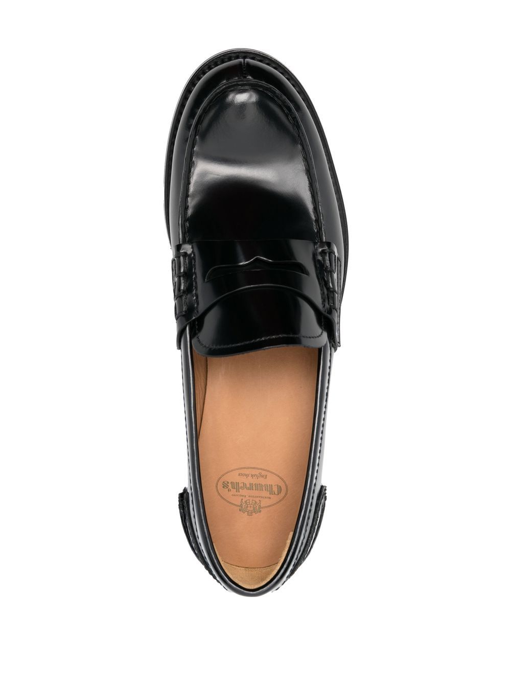 BLACK LEATHER PEMBREY W5 LOAFERS