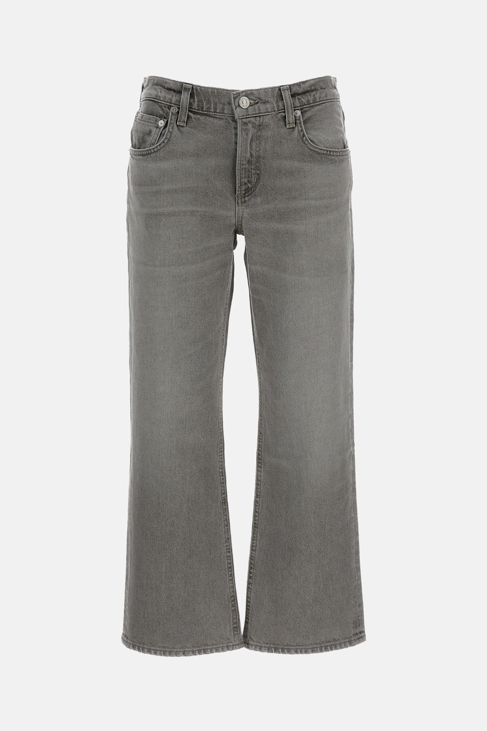 JEANS FAYE VINTAGE STRAIGHT QUARTZ GREY