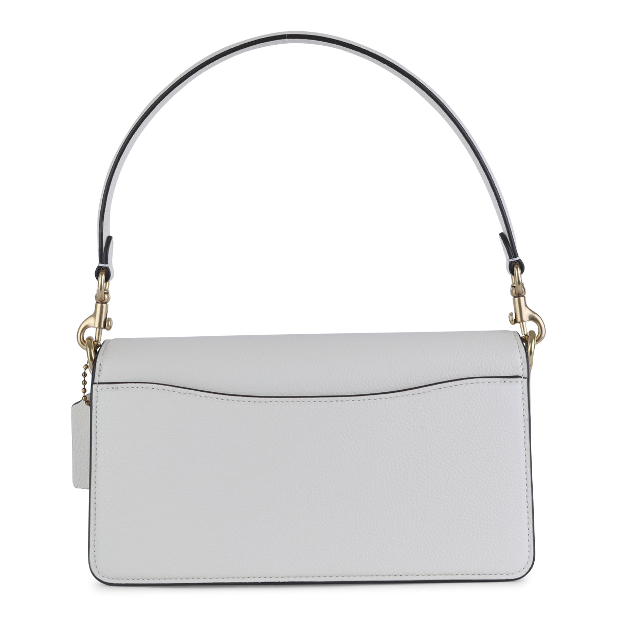 WHITE LEATHER SHOULDER BAG