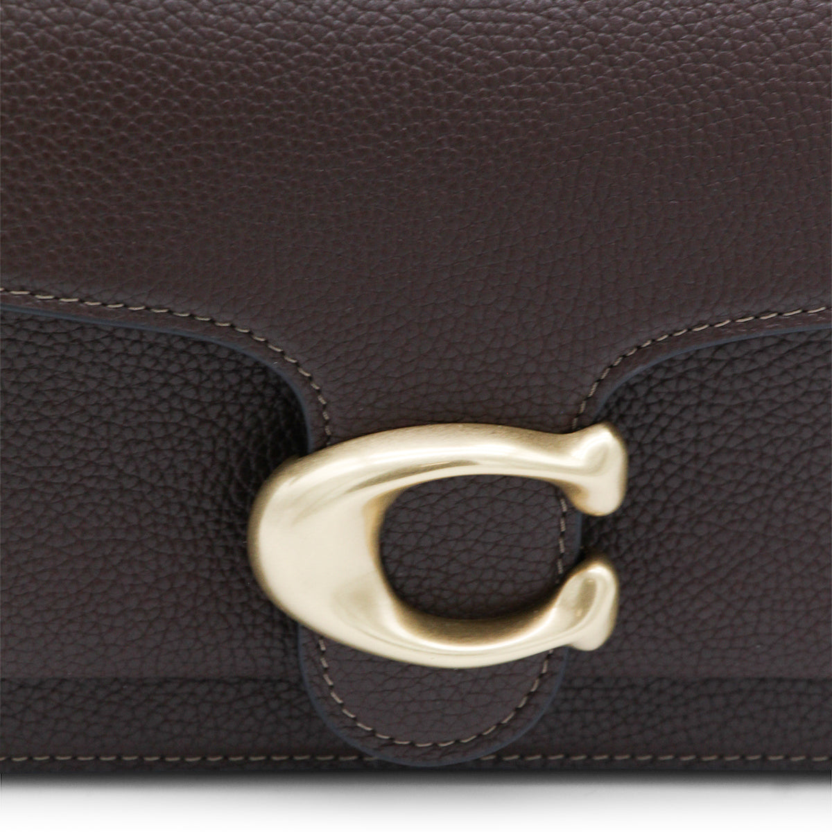 MAPLE POLISHED PEBBLE LEATHER TABBY SHOULDER BAG