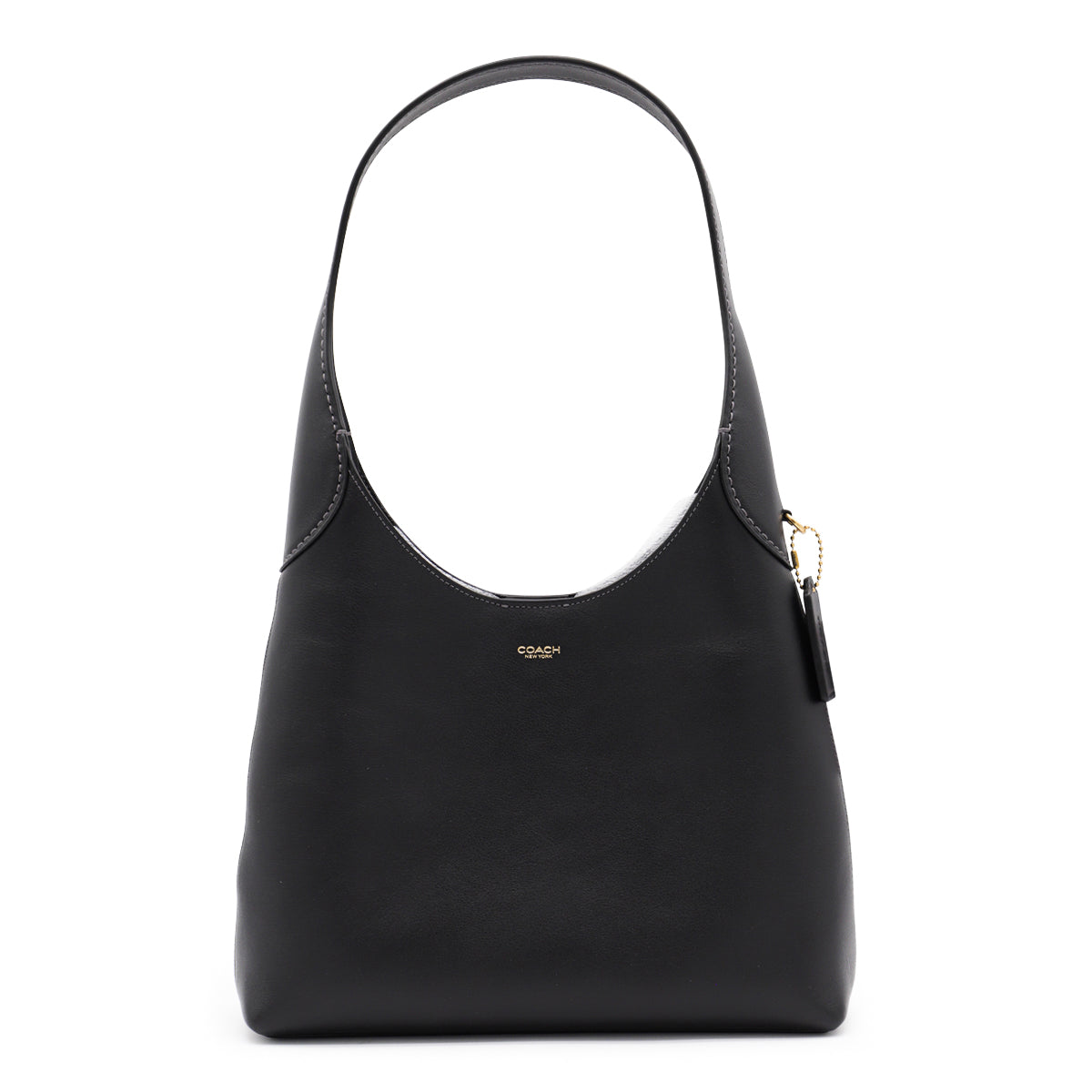 BLACK LEATHER BROOKLYN 28 SHOULDER BAG