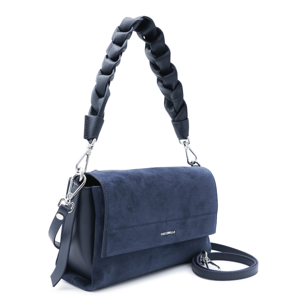 MIDNIGTH BLUE SUEDE BOHEME SHOULDER BAG