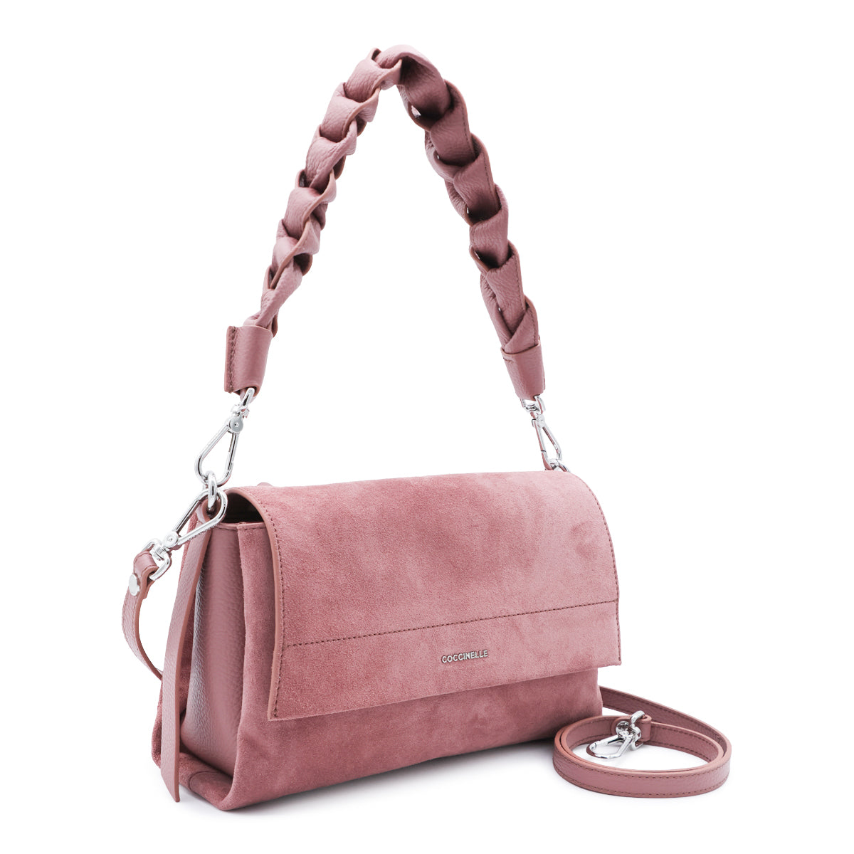 WINTER ROSE SUEDE BOHEME SHOULDER BAG