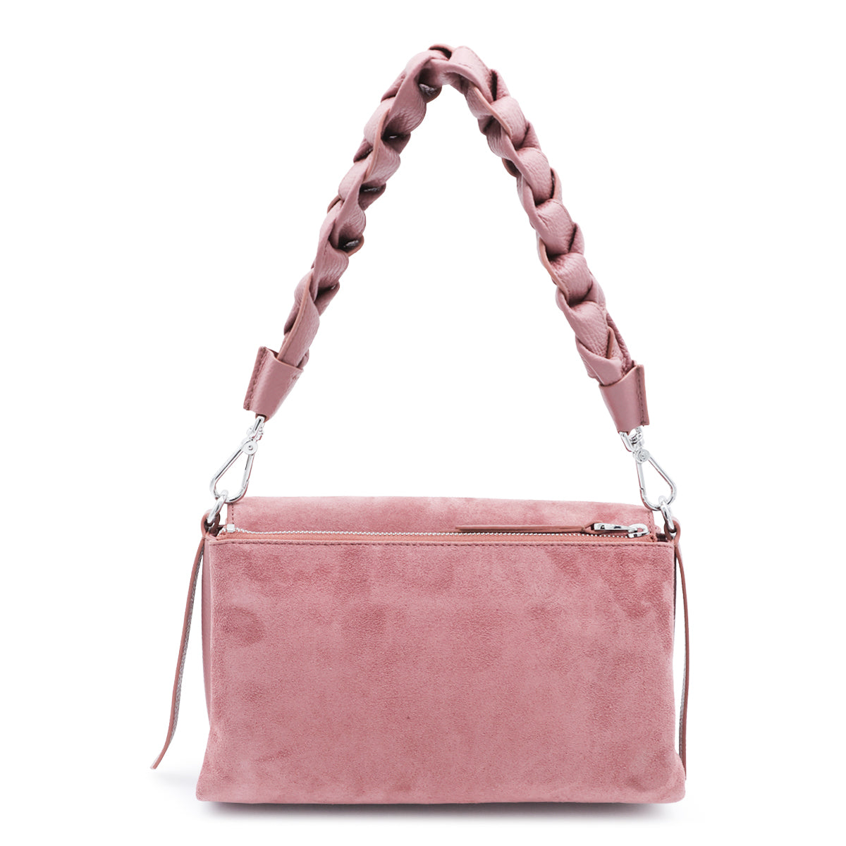 WINTER ROSE SUEDE BOHEME SHOULDER BAG