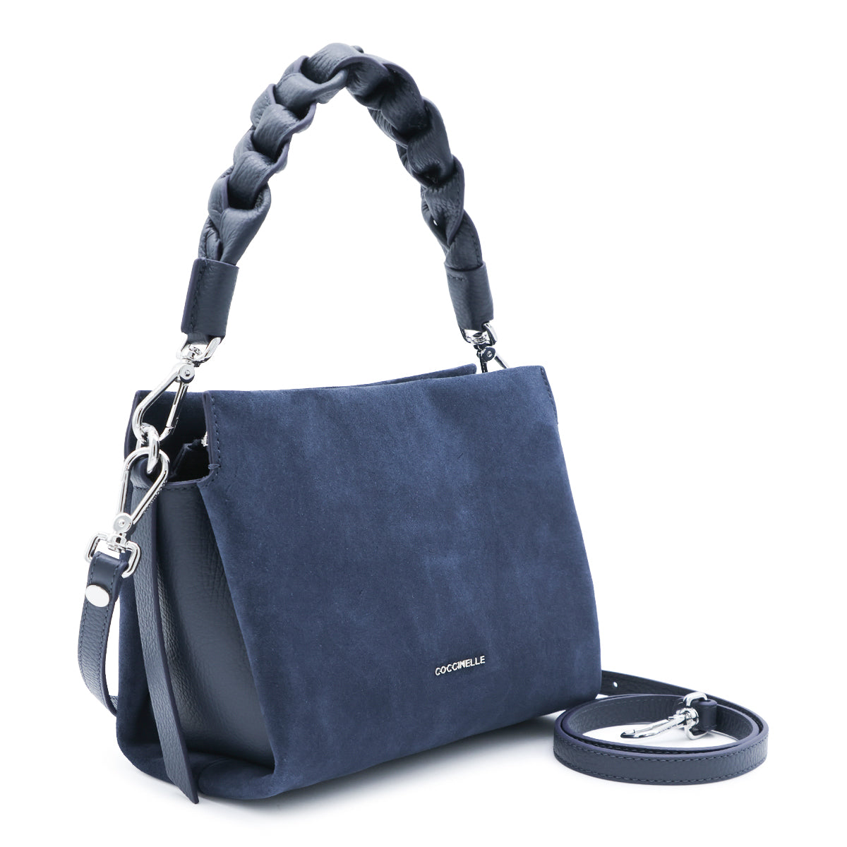 MIDNIGHT BLUE SUEDE BOHEME SHOULDER BAG
