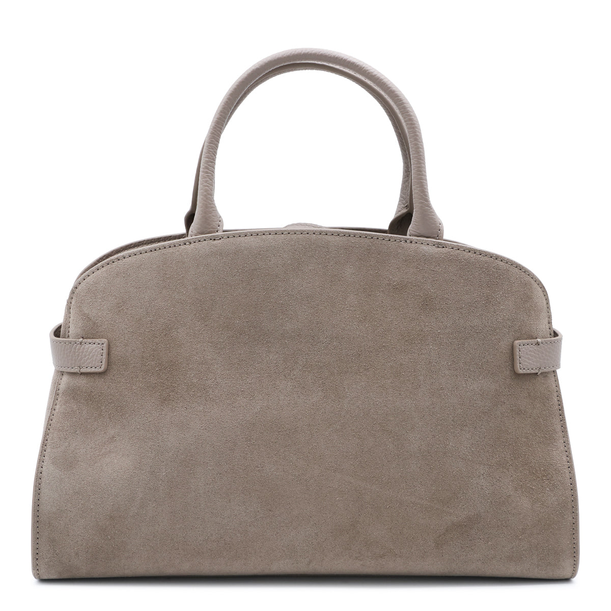 WARM TAUPE SUEDE SABINE MEDIUM TOP HANDLE BAG