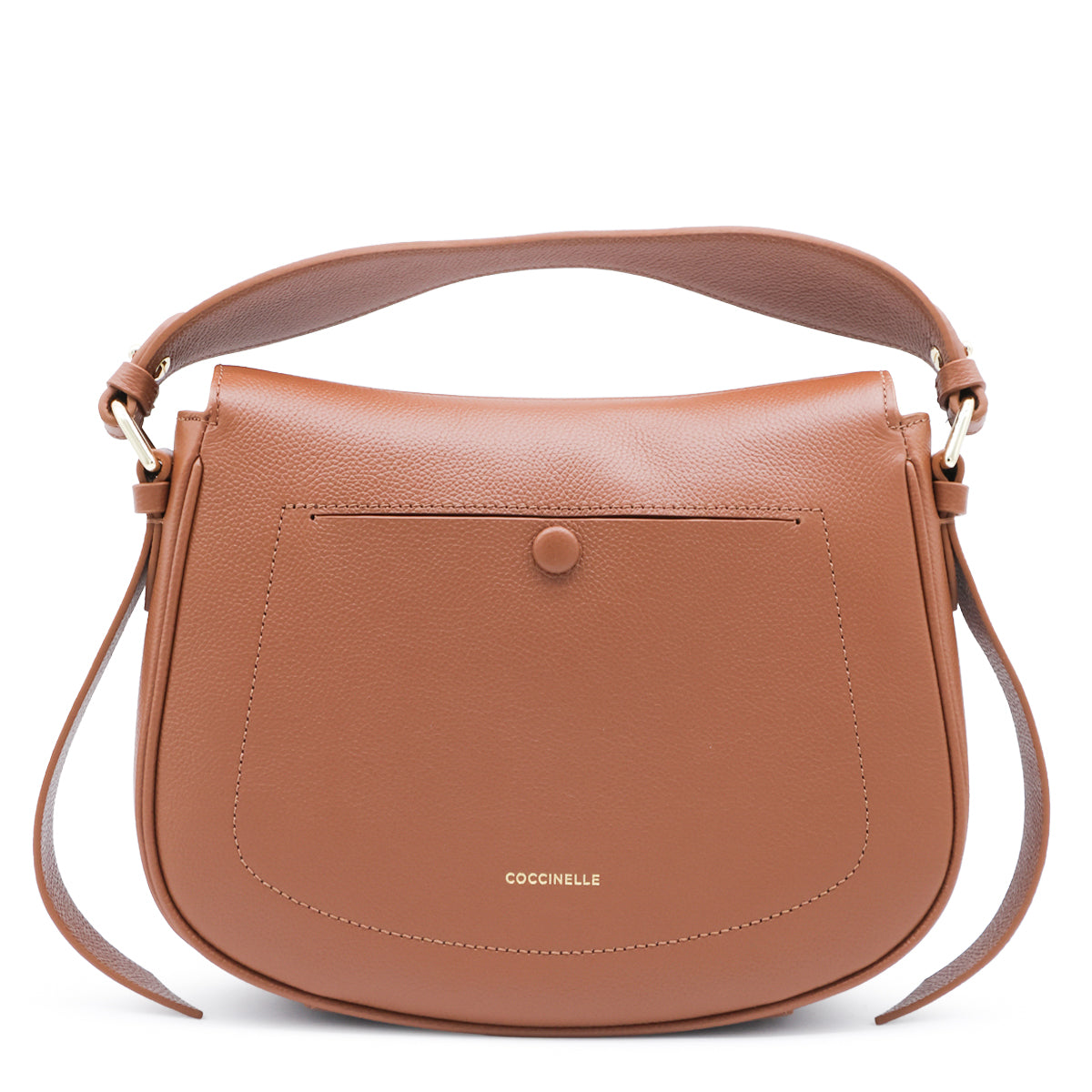 COGNAC LEATHER MAVERY MEDIUM CROSSBODY BAG