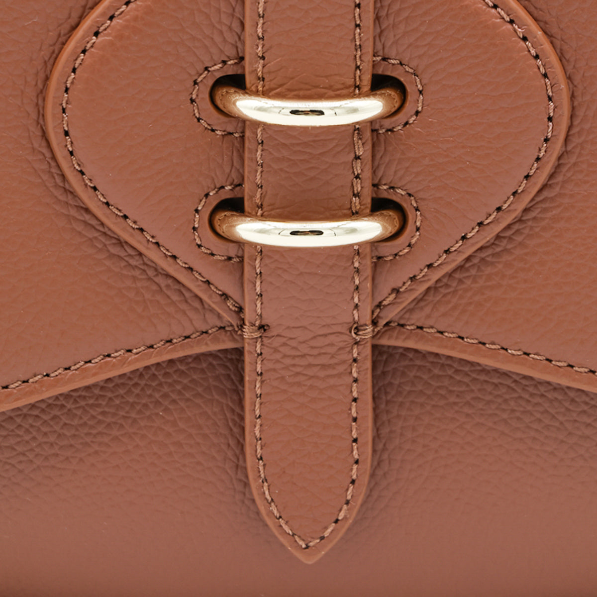 COGNAC LEATHER MAVERY MEDIUM CROSSBODY BAG