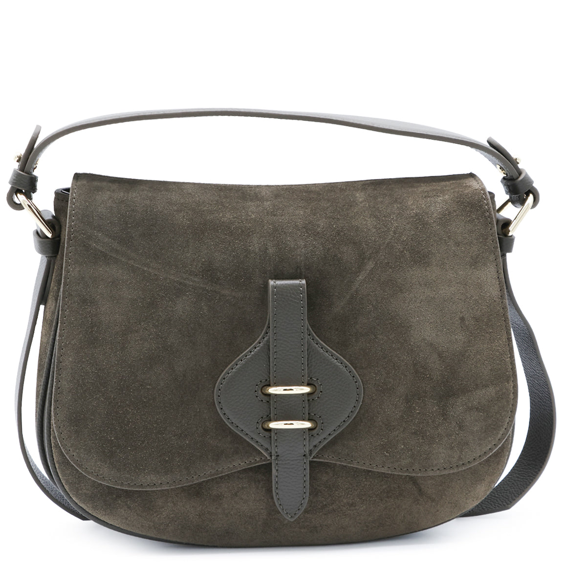 MUD SUEDE MAVERY MEDIUM CROSSBODY BAG