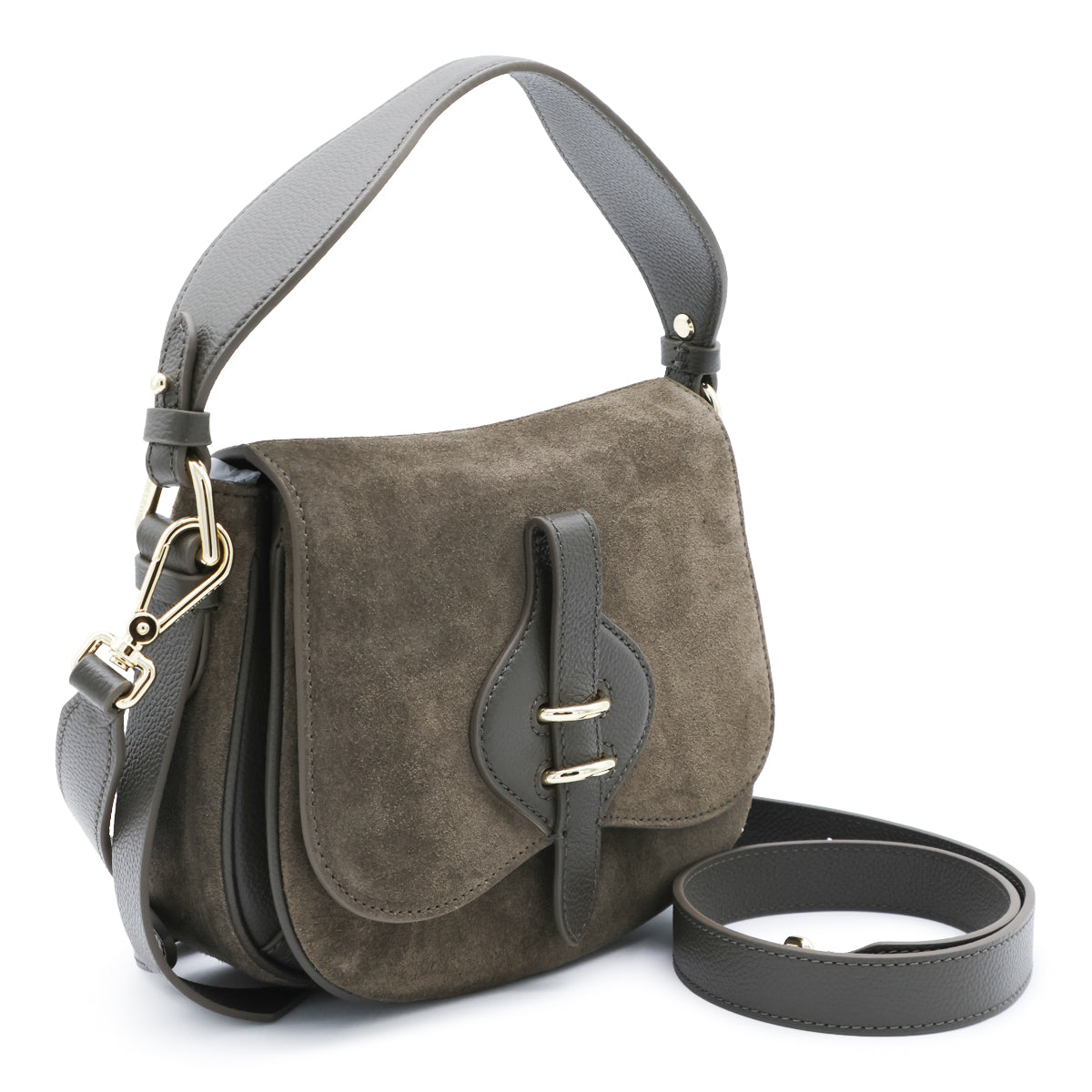 MUD SUEDE MAVERY CROSSBODY BAG
