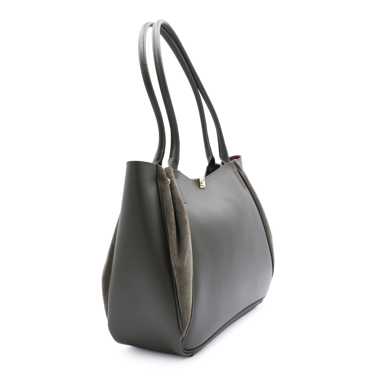 MUD LEATHER PANSY TOTE