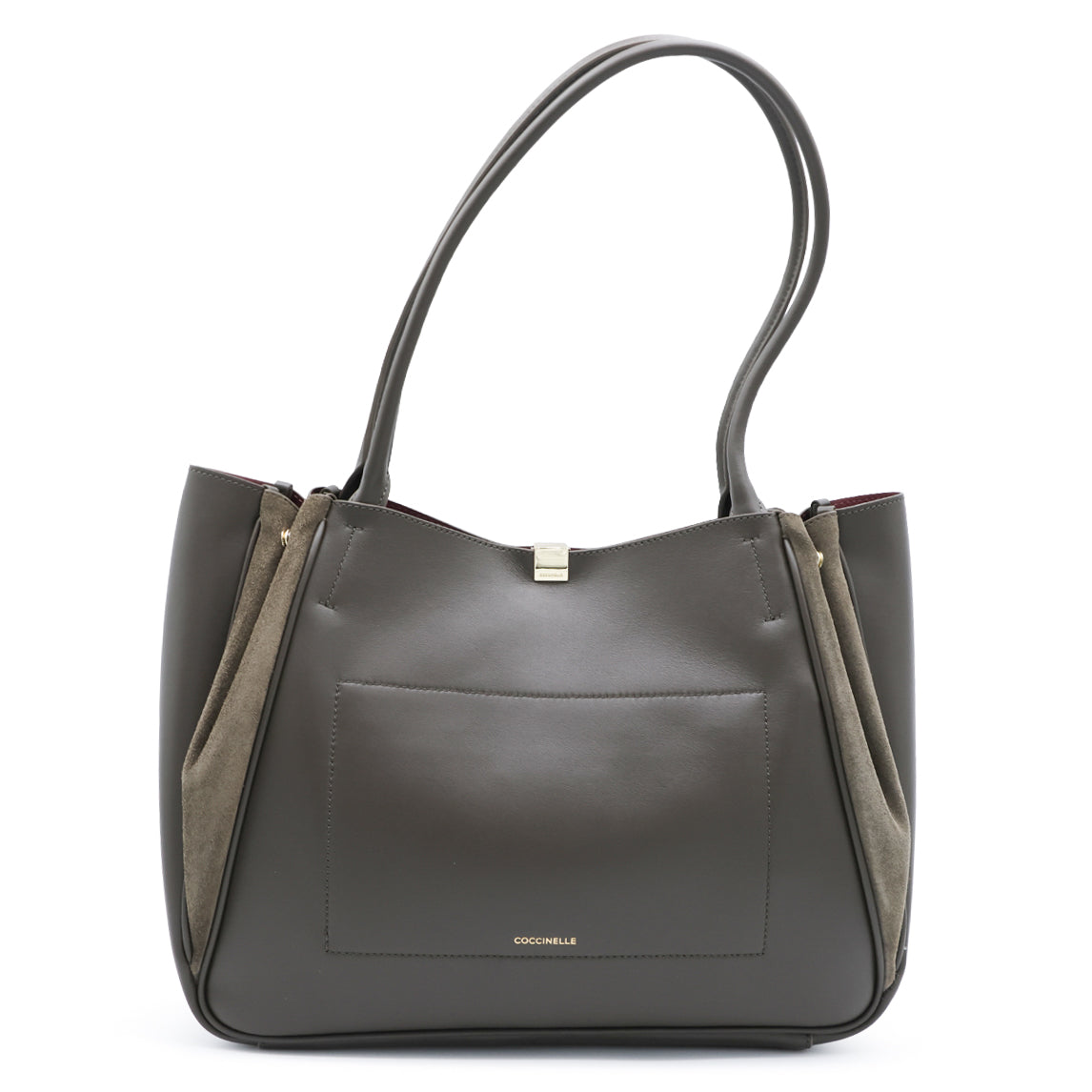 MUD LEATHER PANSY TOTE