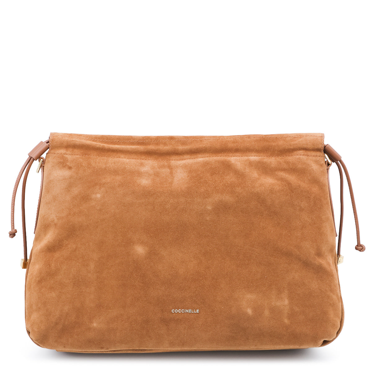 COGNAC SUEDE LIDIA SHOULDER BAG