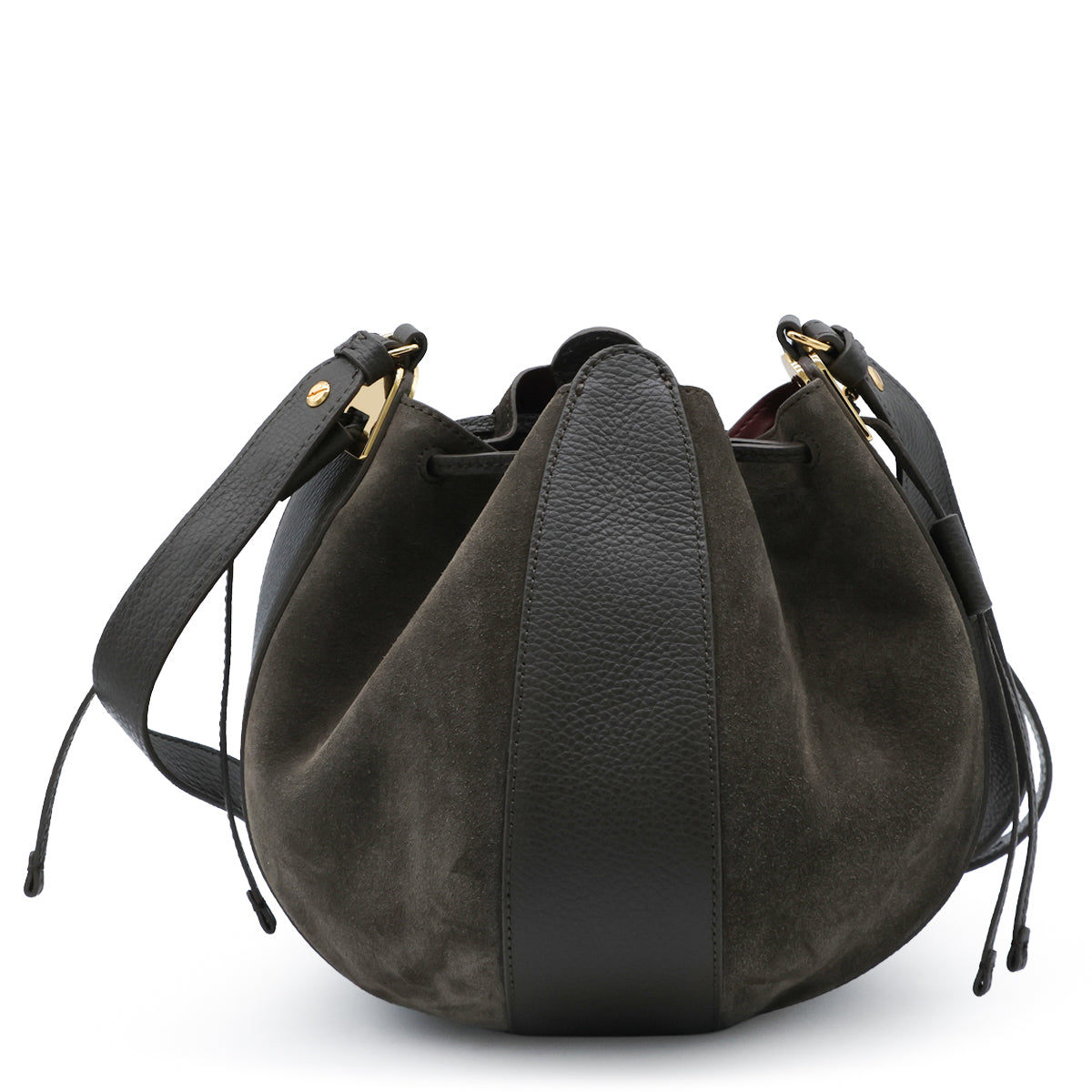 MUD SUEDE BOOM SATCHEL