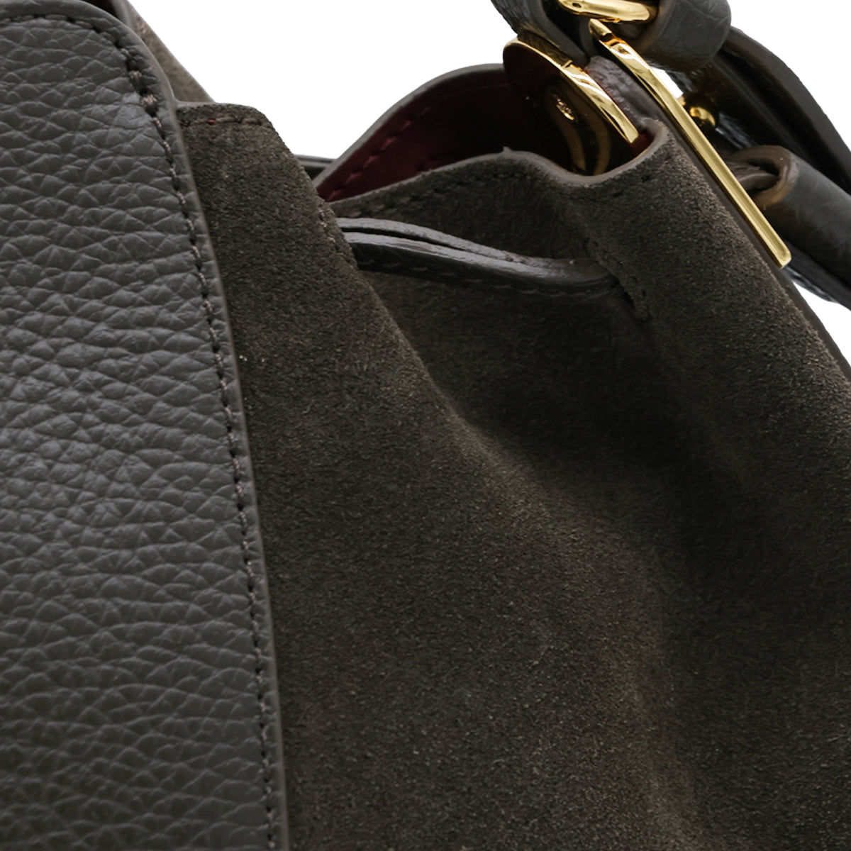 MUD SUEDE BOOM SATCHEL