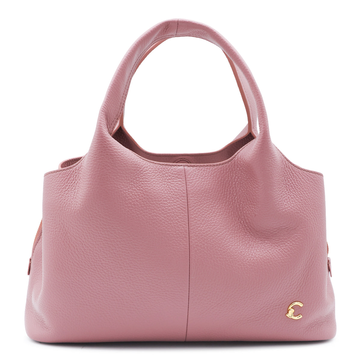 WINTER ROSE LEATHER NELL TOP HANDLE BAG