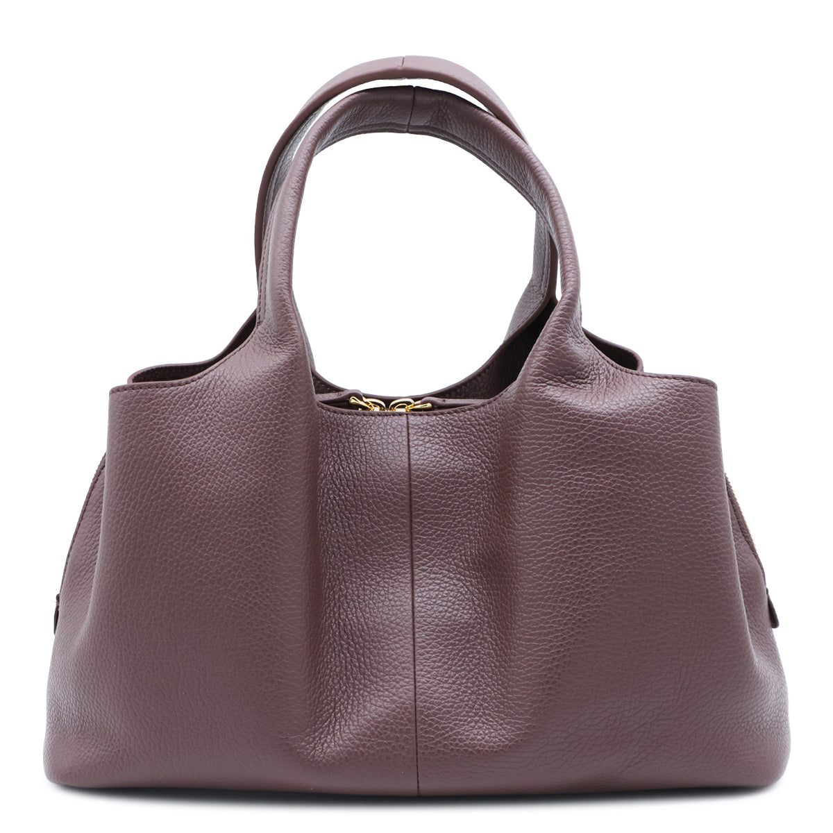BERRY LEATHER NELL TOP HANDLE BAG