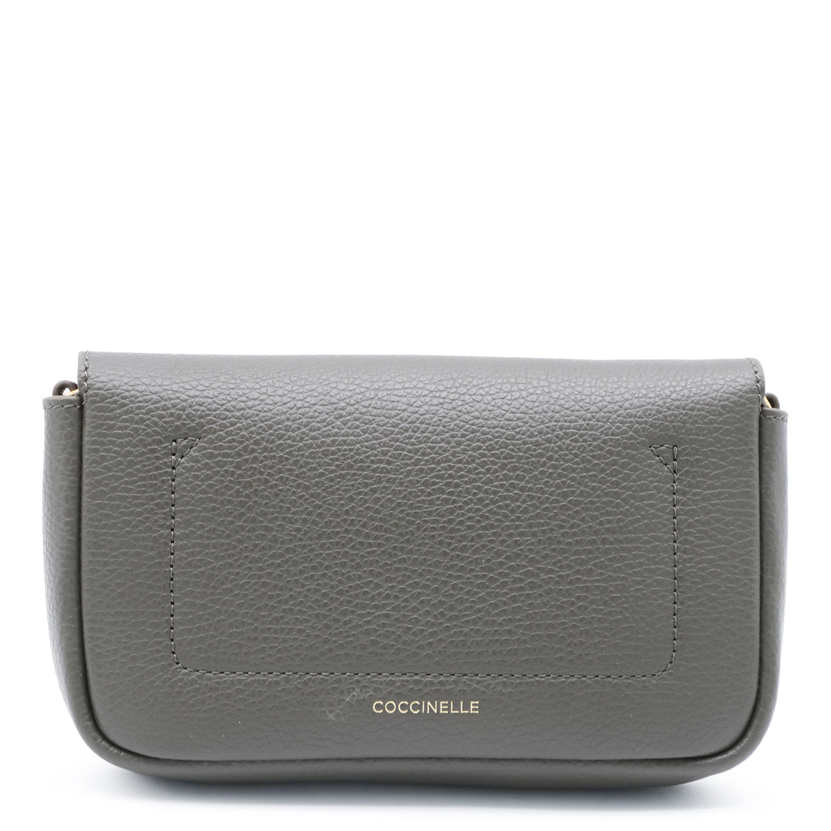 MUD LEATHER C-ME LOCK CROSSBODY BAG