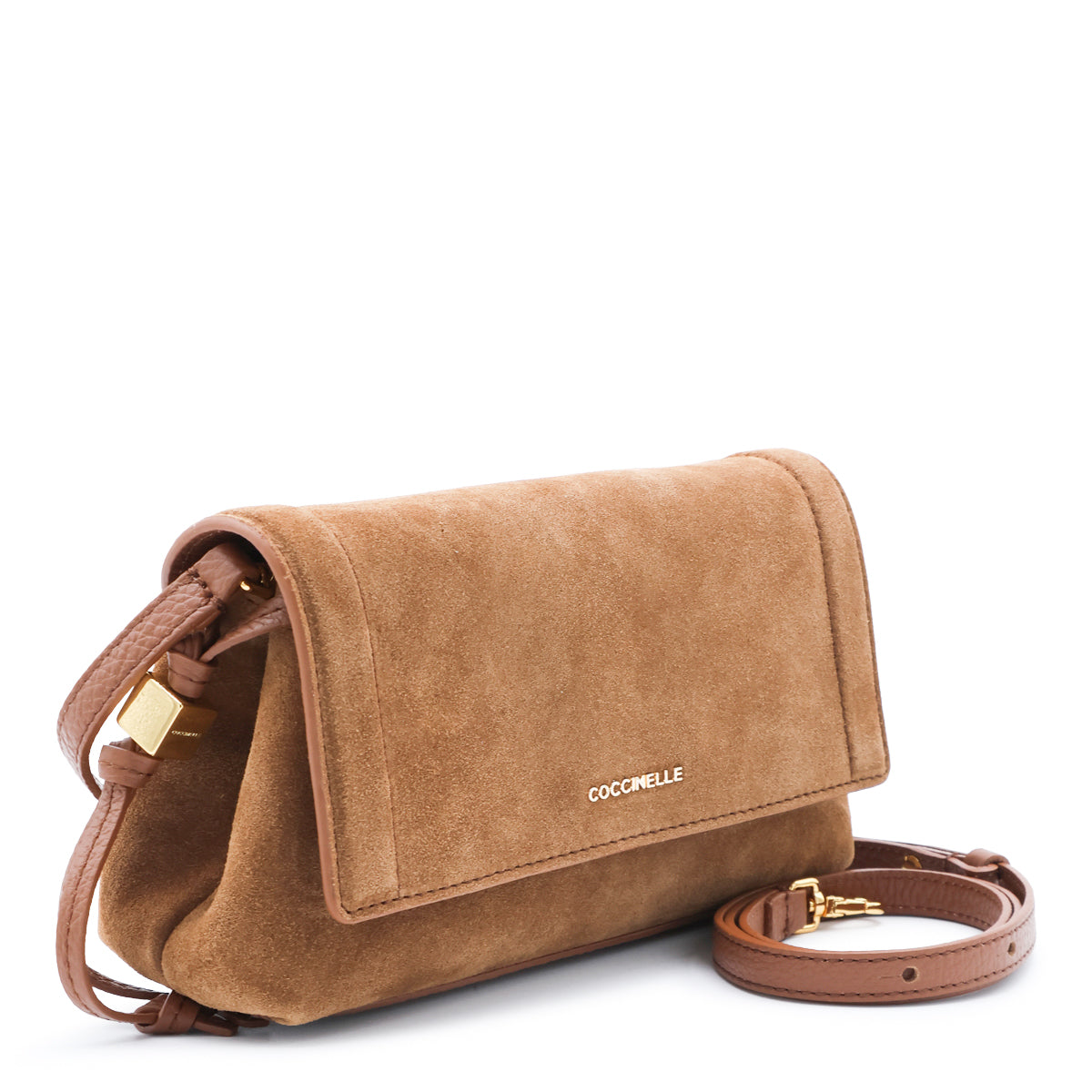 COGNAC SUEDE THESS CROSSBODY BAG
