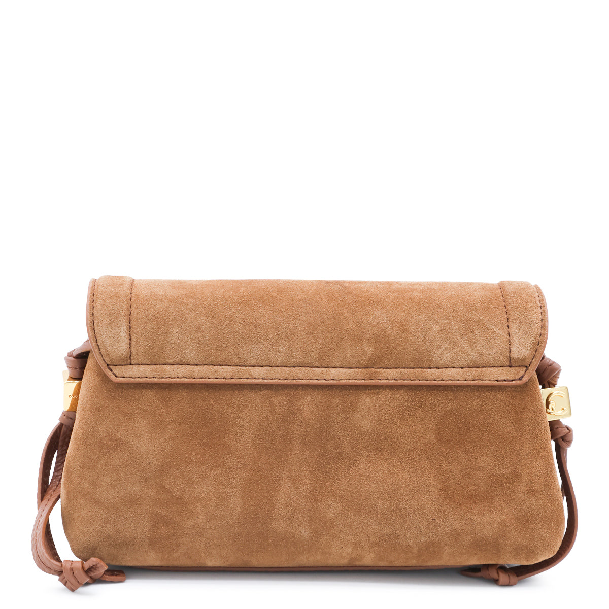 COGNAC SUEDE THESS CROSSBODY BAG