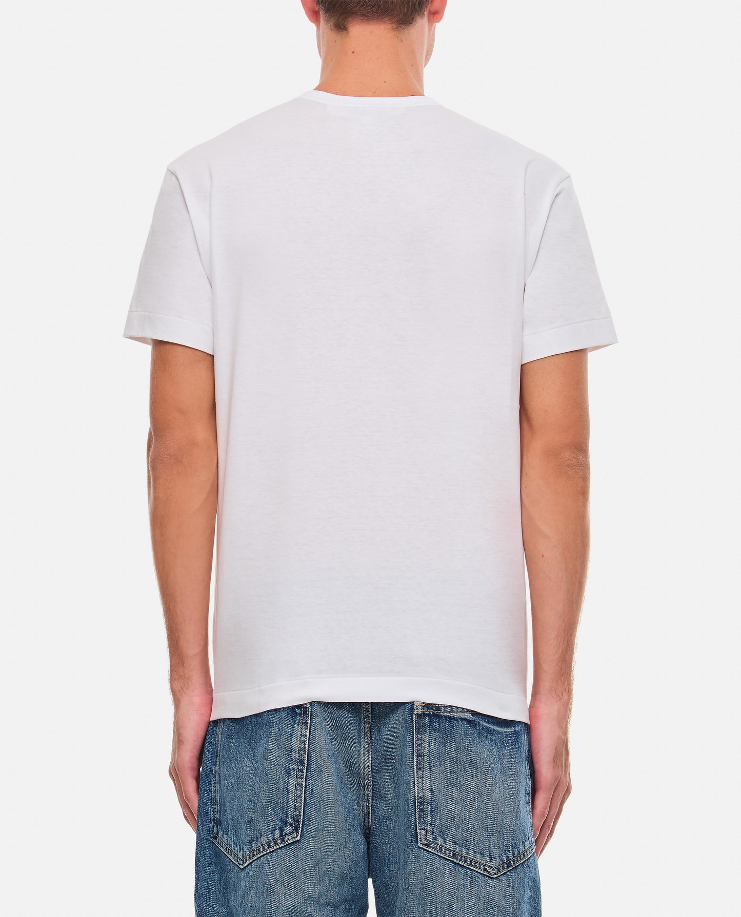 WHITE T-SHIRT WITH LOGO