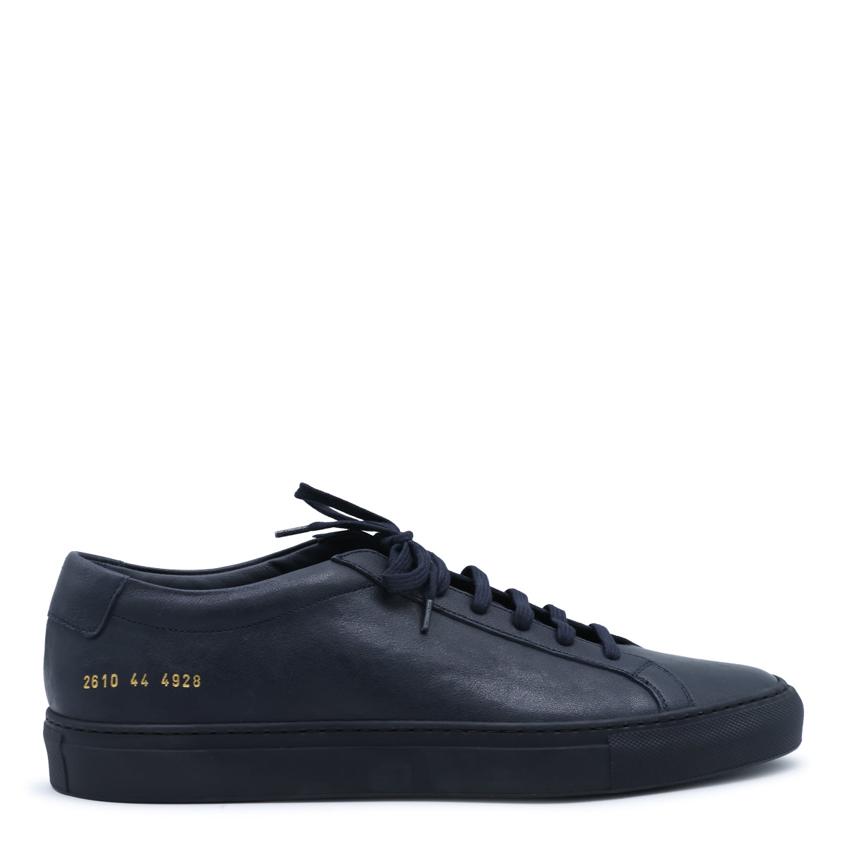 NAVY LEATHER ACHILESS PREMIUM SNEAKERS