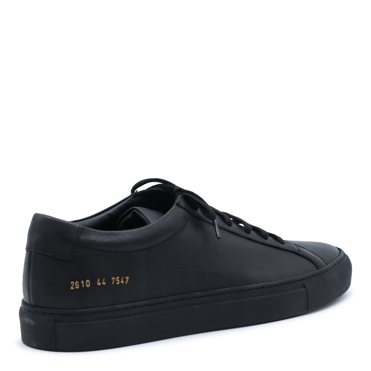 BLACK LEATHER ACHILLES PREMIUM SNEAKERS