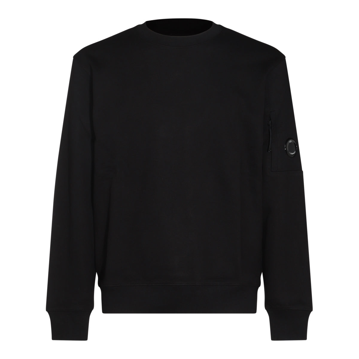 BLACK COTTON SWEATSHIRT