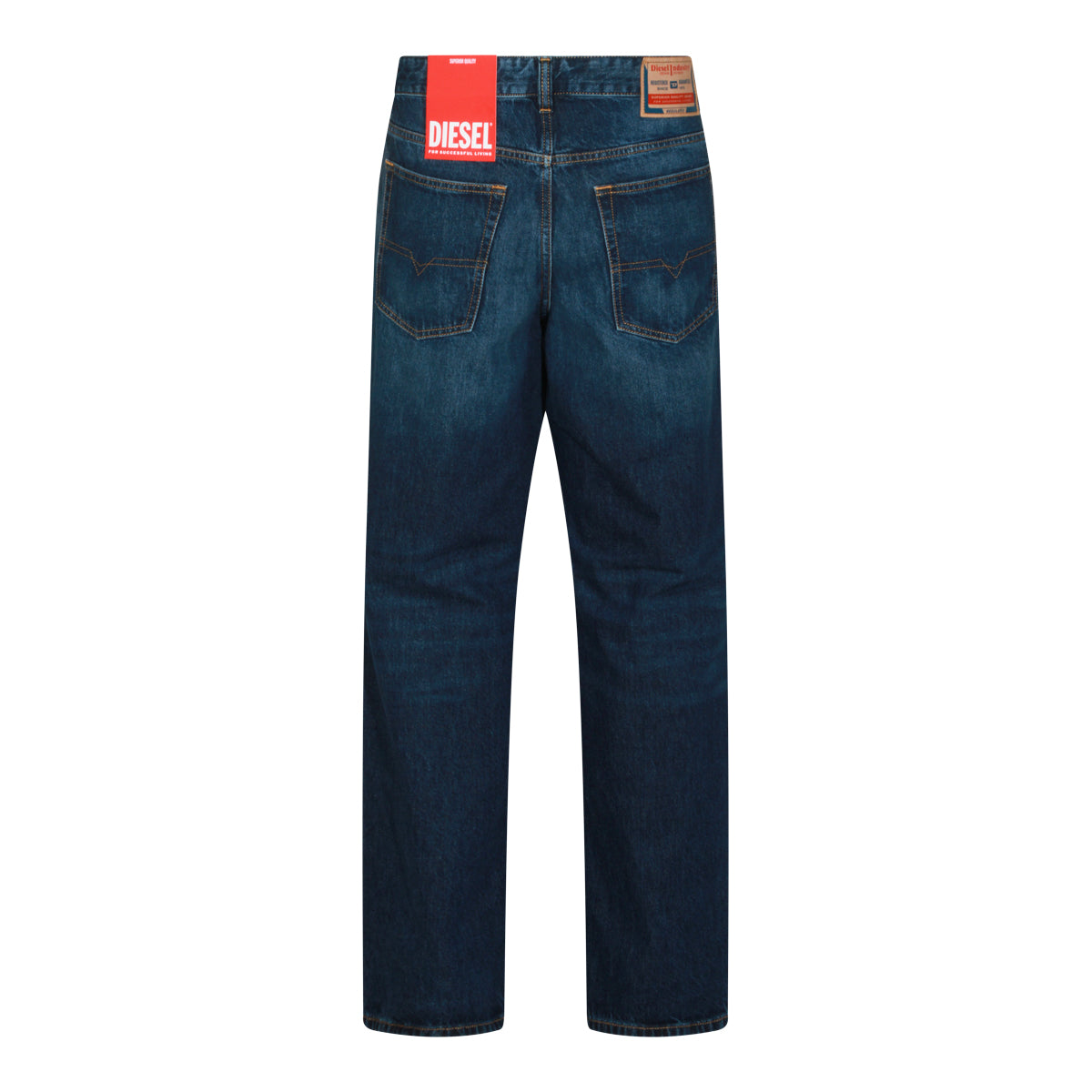 DARK BLUE COTTON DENIM JEANS