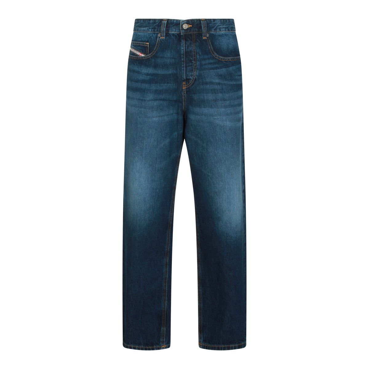 DARK BLUE COTTON DENIM JEANS