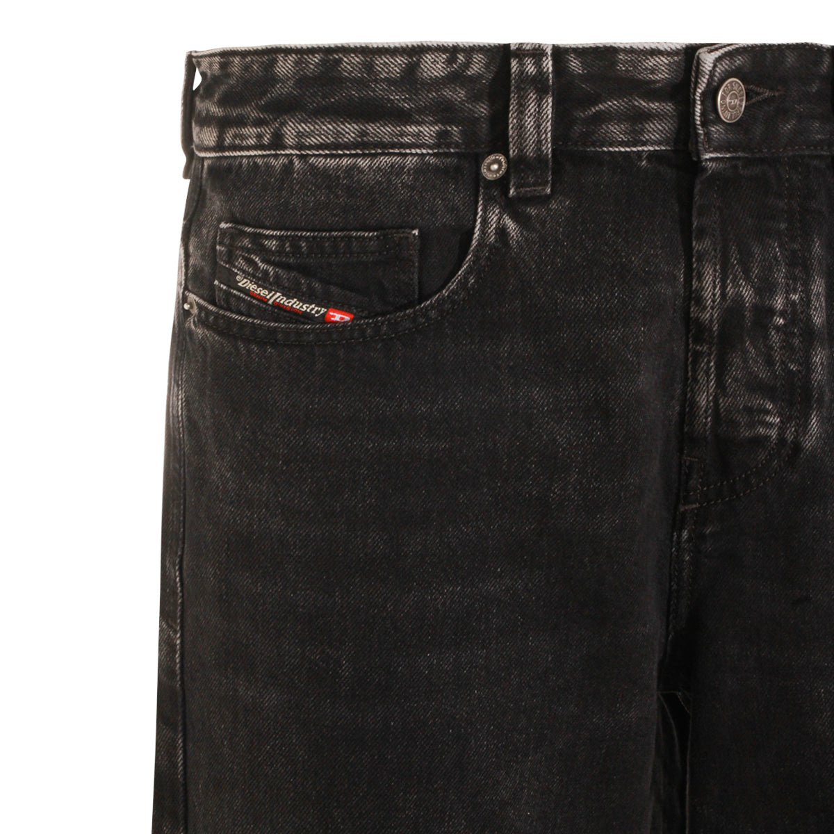 BLACK DENIM D-MACRO JEANS