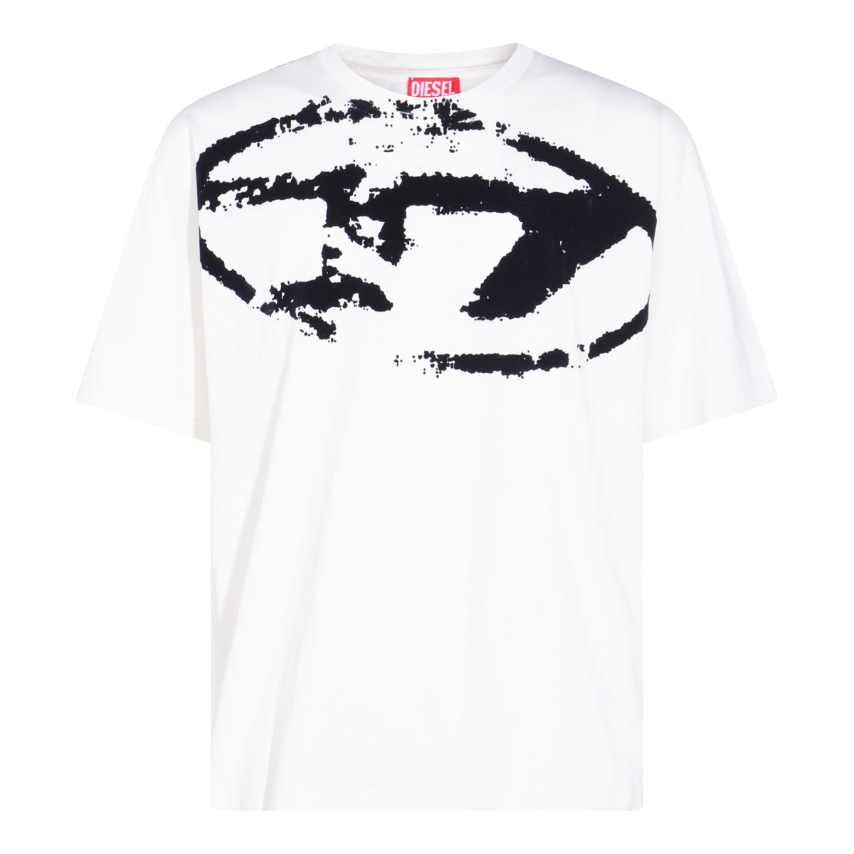 WHITE COTTON T-SHIRT