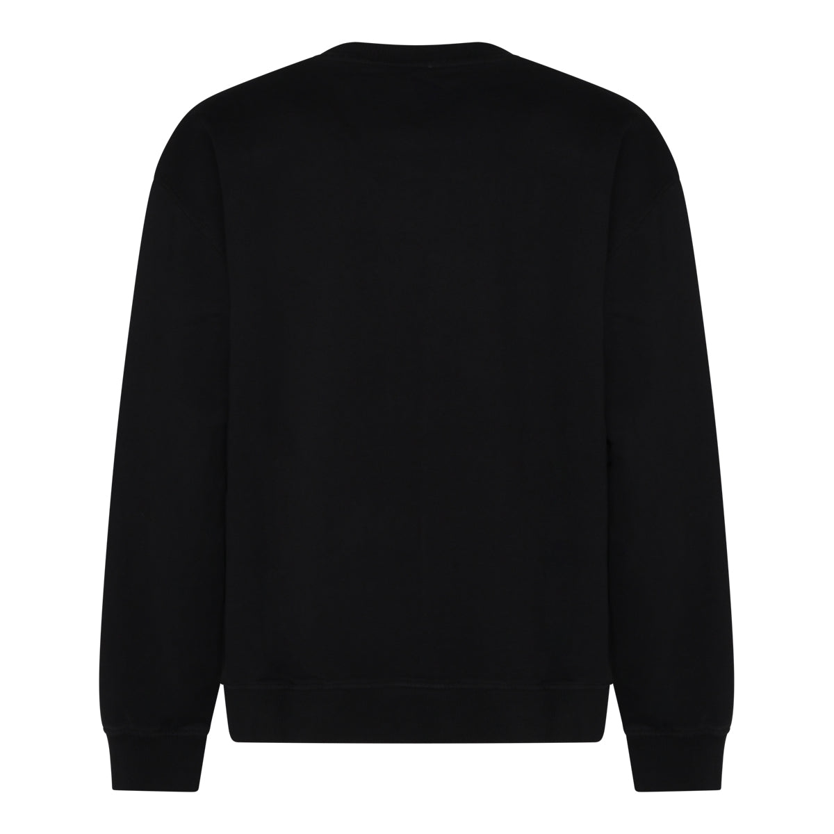 BLACK COTTON SWEATSHIRT
