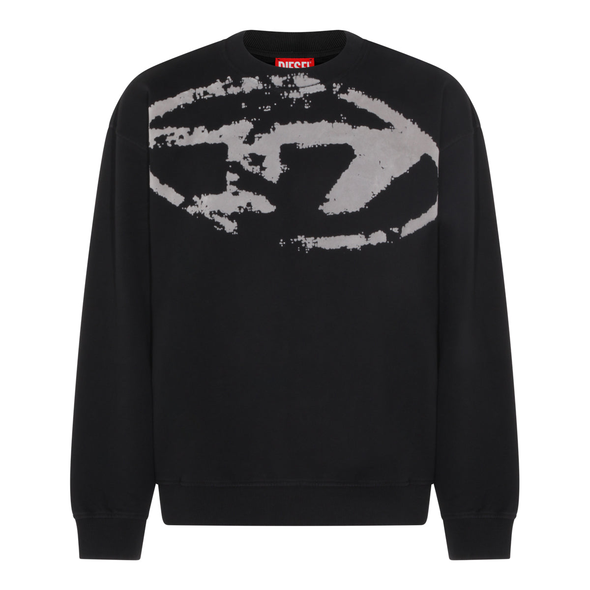 BLACK COTTON SWEATSHIRT