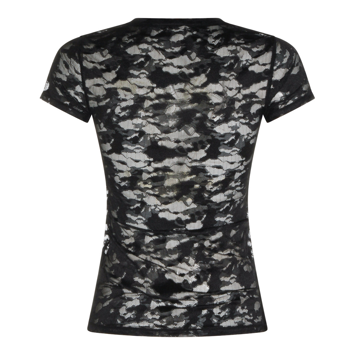 BLACK CAMOUFLAGE TOP