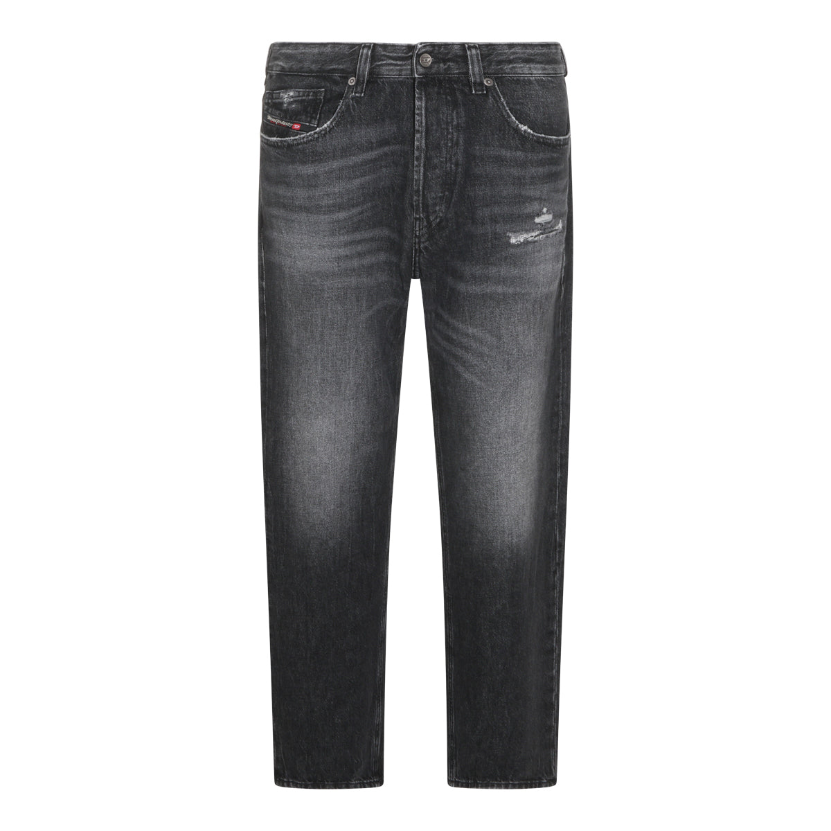 GREY COTTON DENIM JEANS