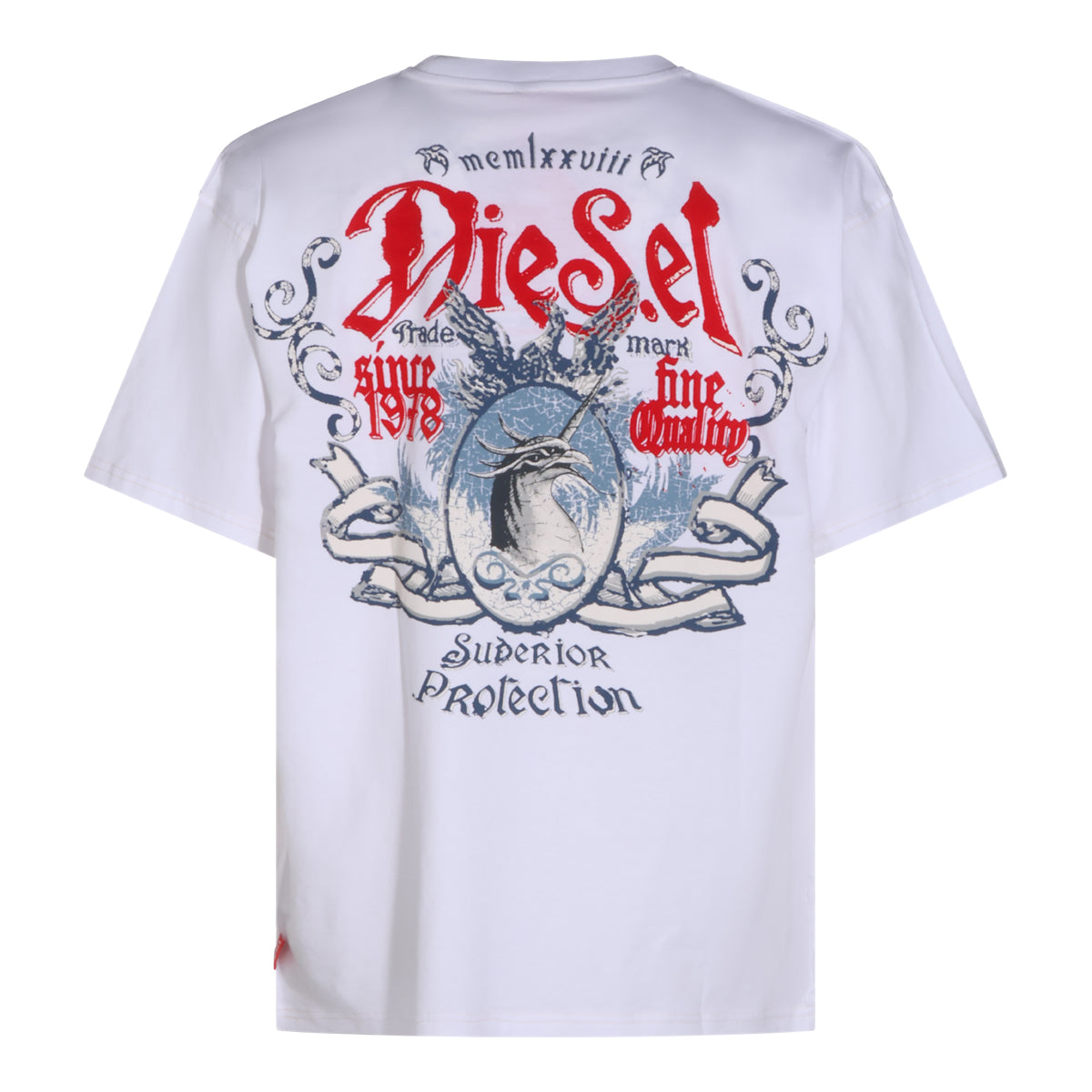 WHITE COTTON T-SHIRT