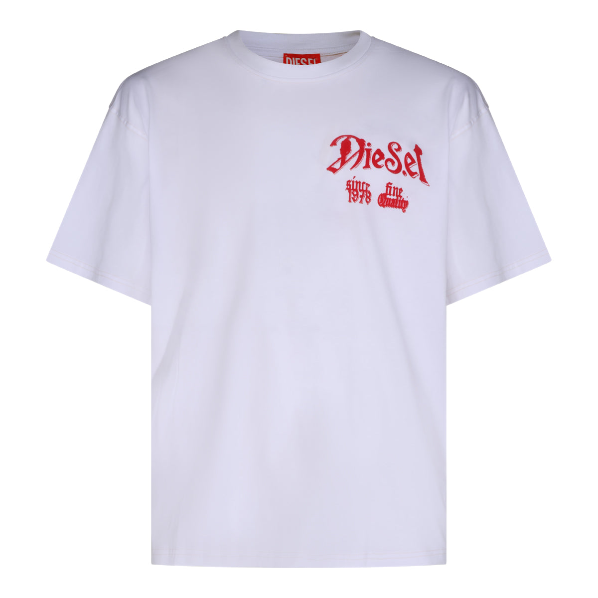 WHITE COTTON T-SHIRT
