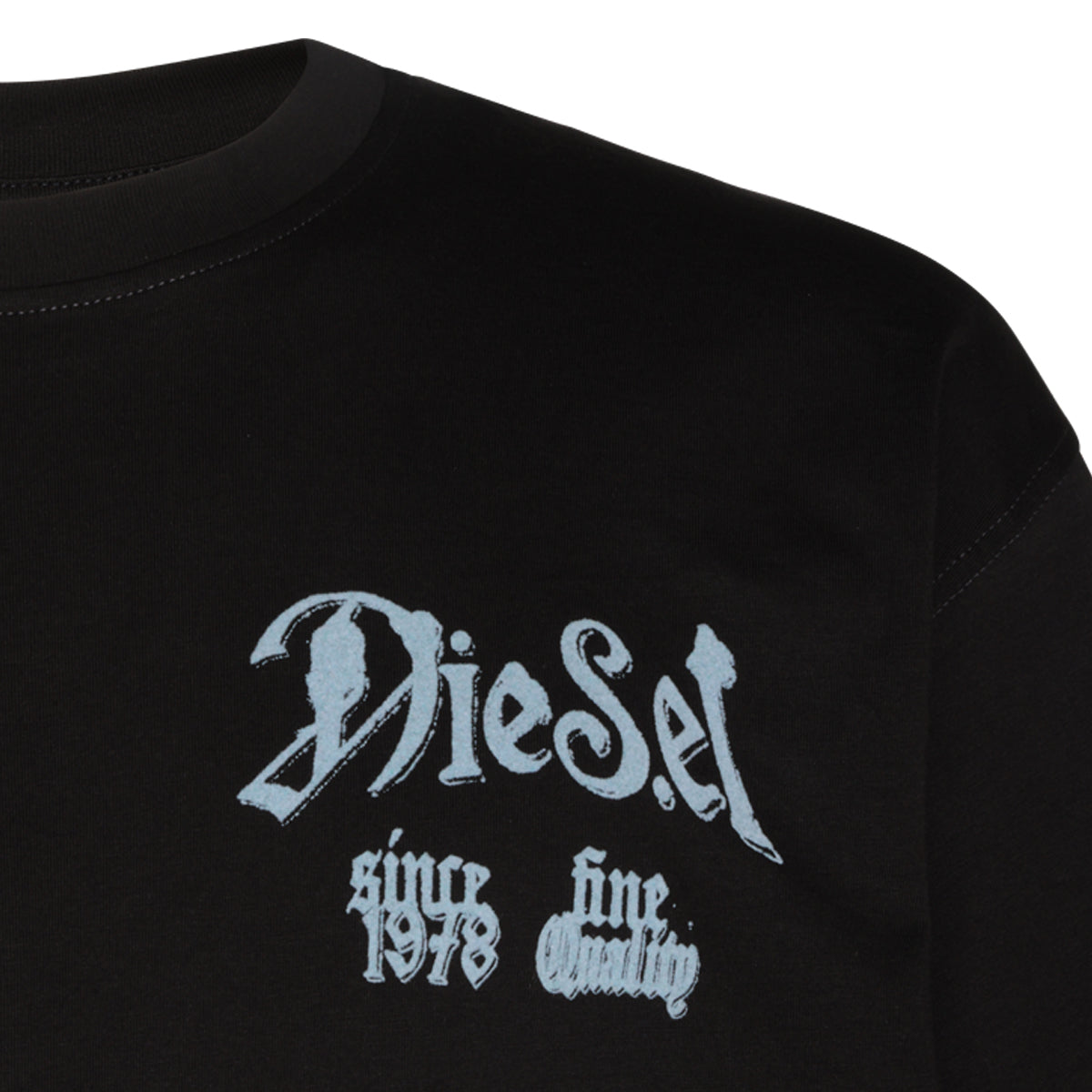 BLACK COTTON T-SHIRT
