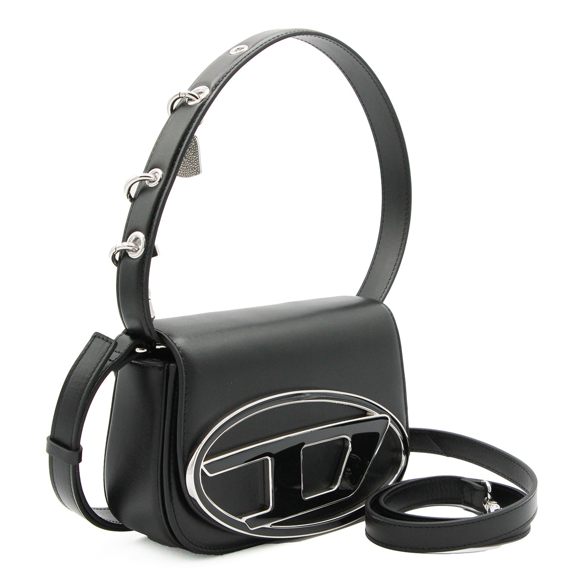 BLACK 1DR SHOULDER BAG