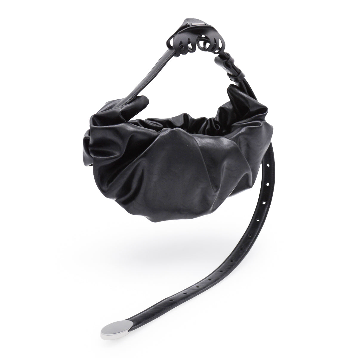 BLACK GRAB-D HOBO S SHOULDER BAG