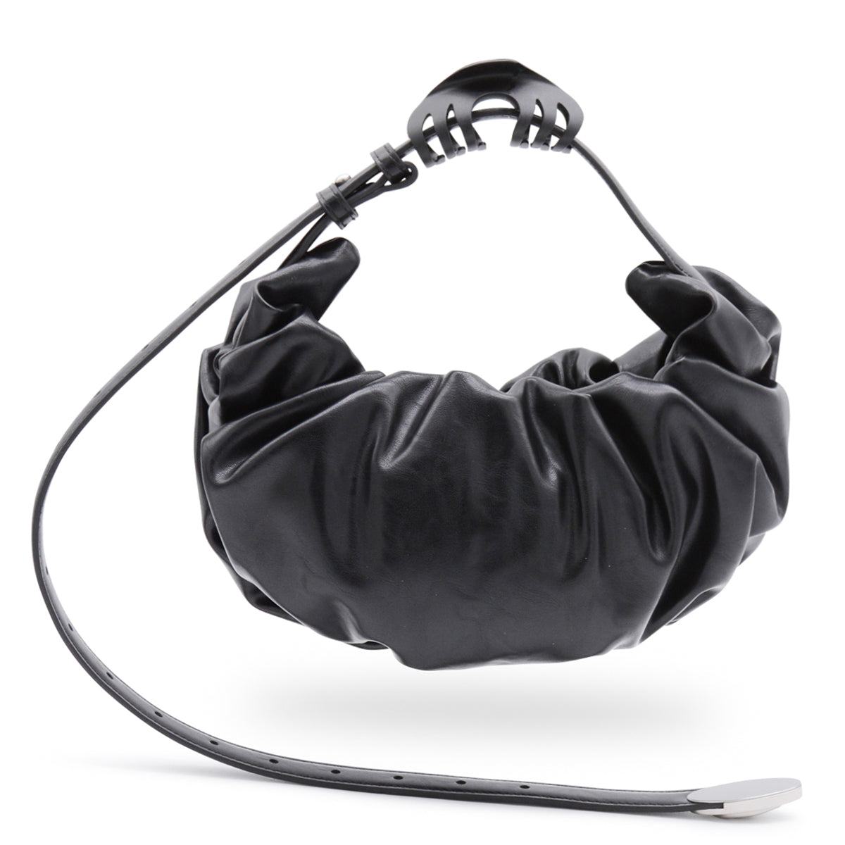 BLACK GRAB-D HOBO S SHOULDER BAG