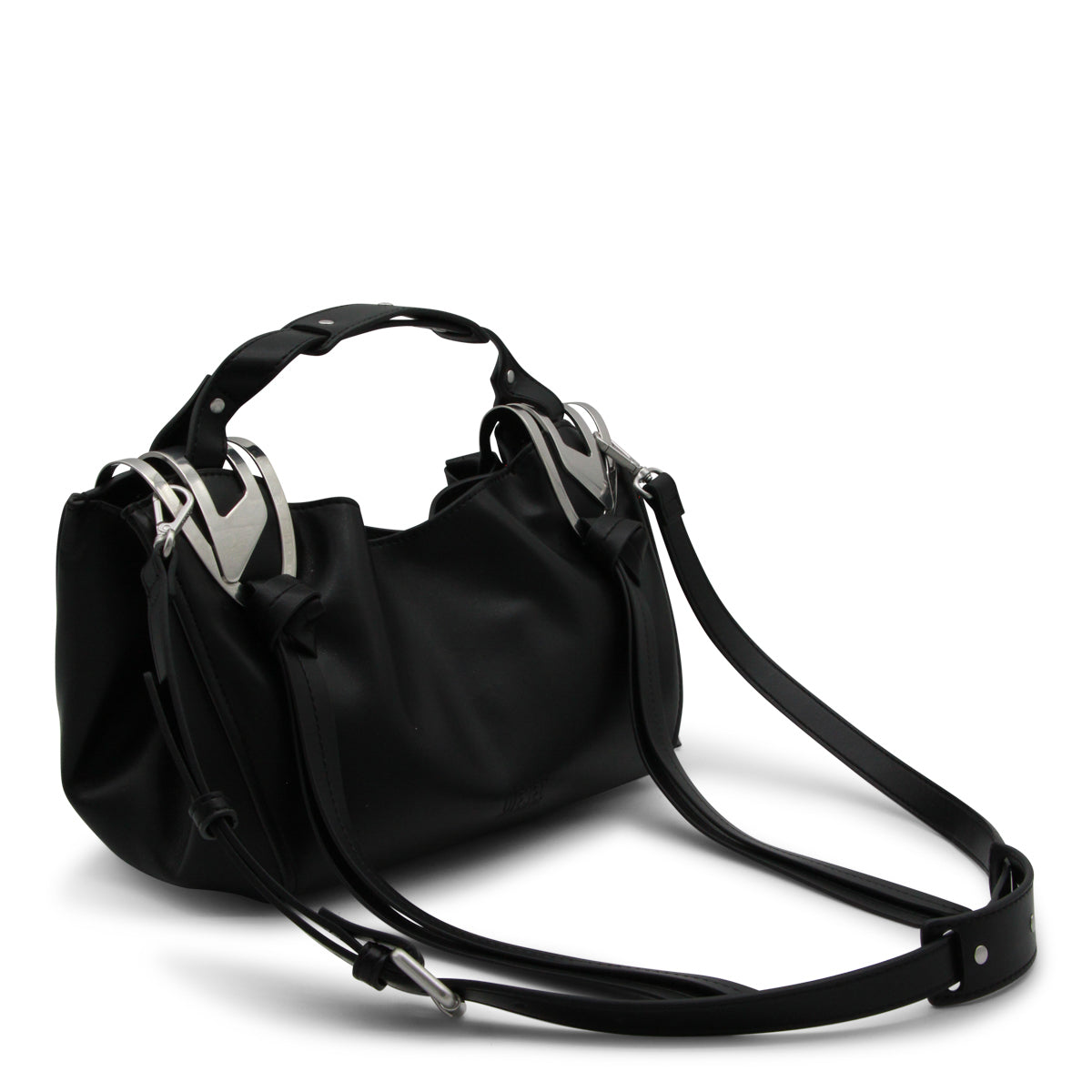 BLACK KNOT-D S TOP HANDLE BAG