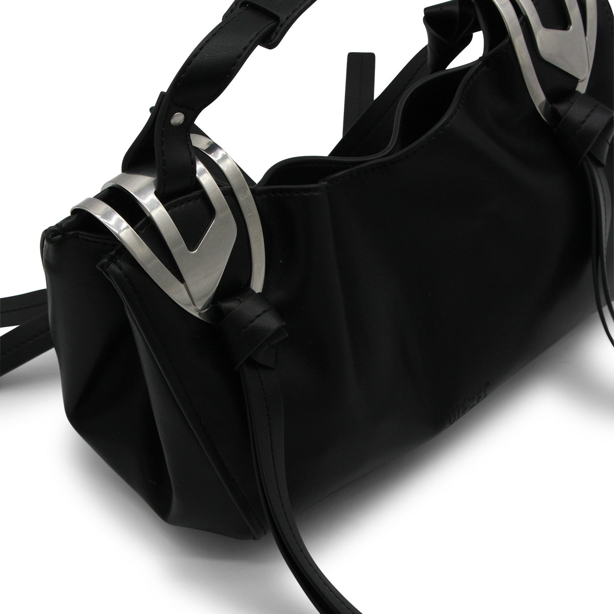 BLACK KNOT-D S TOP HANDLE BAG
