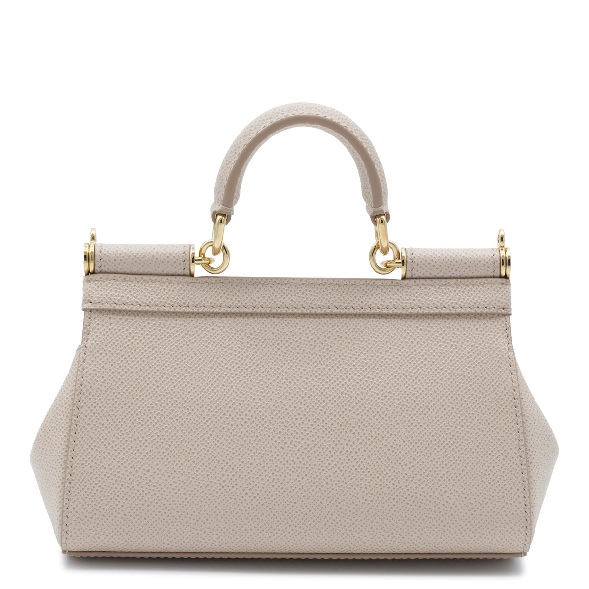 LIGHT PINK LEATHER MINI SICILY TOP HANDLE BAG